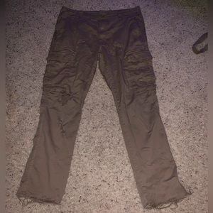 Custom Made Distressed Cargo Pants